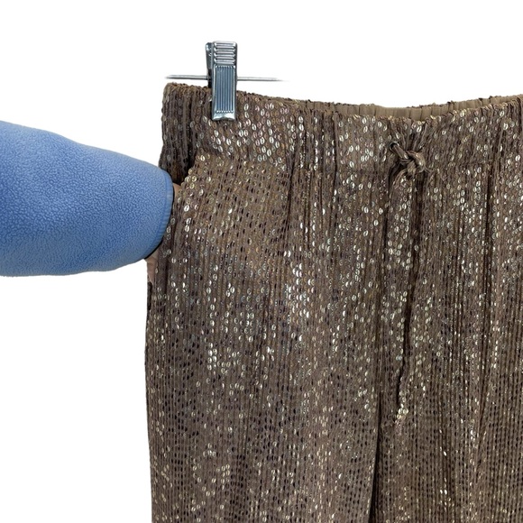 St. John Couture Pants Silk 6 Taupe - Picture 6 of 12